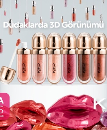 Parlak Gülüşlerin Sırrı: KIKO MILANO 3D Hydra Lipgloss